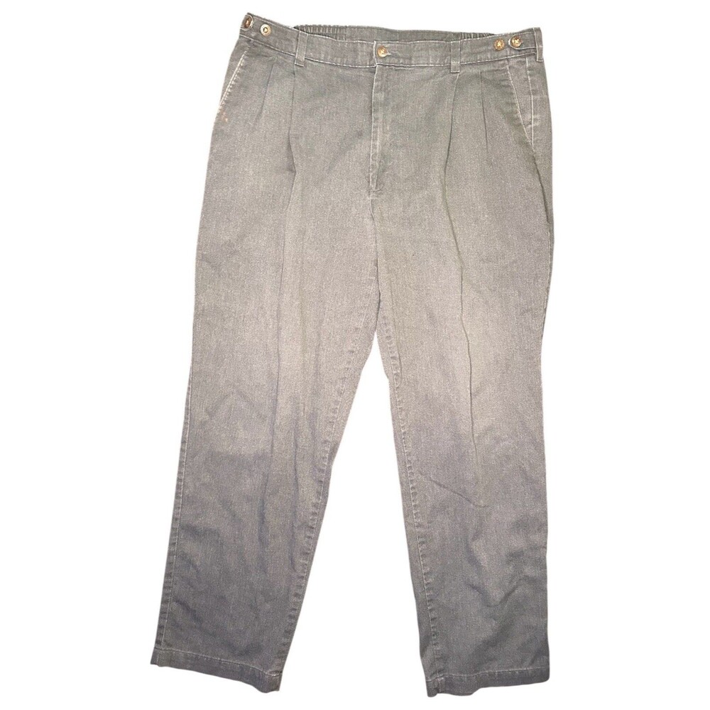 Vintage Men’s Farah Stretch Formal Dress Pants Grey Size 36x32
